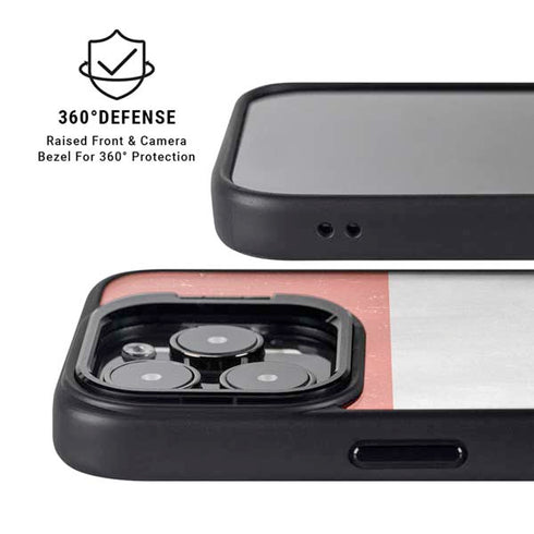 Distressed Austria Flag iPhone 16 Pro Kickstand Case